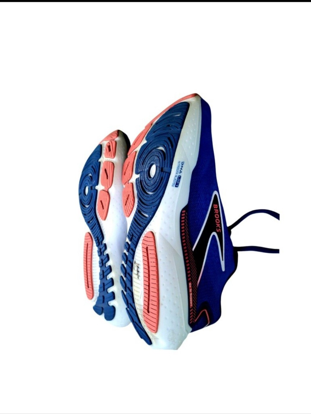 Brooks Glycerin 21 Athletic Running Jog Tennis Shoe Sneaker Blue White Women 8 - Picture 10 of 12